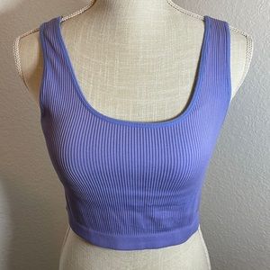 Womens Forever21 support sports bra purple / periwinkle
